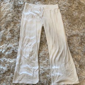 Juicy Couture White Sweatpants Size Medium